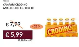 Prezzemolo e Vitale Campari crodino analcolico offerta