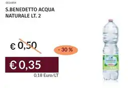 Prezzemolo e Vitale S.benedetto acqua naturale offerta