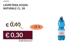 Prezzemolo e Vitale Lauretana acqua naturale offerta