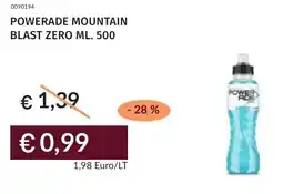 Prezzemolo e Vitale Powerade mountain blast zero offerta