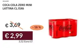 Prezzemolo e Vitale Coca cola zero mini lattina offerta