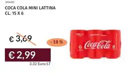 Prezzemolo e Vitale Coca cola mini lattina offerta