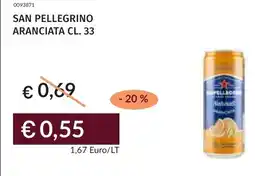Prezzemolo e Vitale San pellegrino aranciata offerta