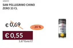 Prezzemolo e Vitale San pellegrino chino zero offerta