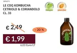 Prezzemolo e Vitale Le coq kombucha cetriolo & coriandolo offerta