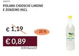 Prezzemolo e Vitale Polara chioschi limone e zenzero offerta