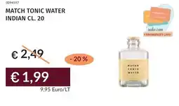 Prezzemolo e Vitale Match tonic water indian offerta