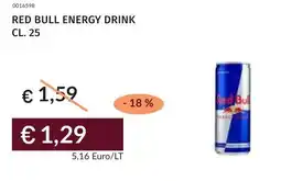 Prezzemolo e Vitale Red bull energy drink offerta