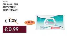Prezzemolo e Vitale Fresh&clean salviettine disinfettanti offerta