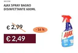 Prezzemolo e Vitale Ajax spray bagno disinfettante offerta