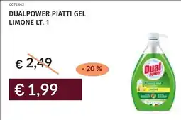 Prezzemolo e Vitale Dualpower piatti gel limone offerta