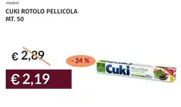 Prezzemolo e Vitale Cuki rotolo pellicola mt. 50 offerta