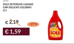 Prezzemolo e Vitale Sole detersivo liquido capi delicati colorati offerta