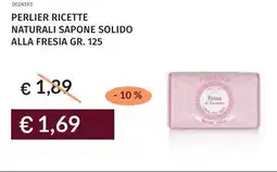 Prezzemolo e Vitale Perlier ricette naturali sapone solido alla fresia offerta