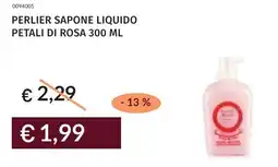 Prezzemolo e Vitale Perlier sapone liquido petali di rosa offerta