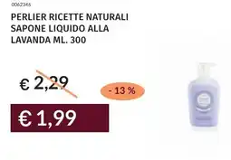 Prezzemolo e Vitale Perlier ricette naturali sapone liquido alla lavanda offerta