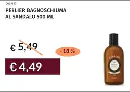 Prezzemolo e Vitale Perlier bagnoschiuma al sandalo offerta