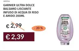 Prezzemolo e Vitale Garnier ultra dolce balsamo lisciante infuso di acqua di riso e amido offerta