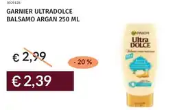 Prezzemolo e Vitale Garnier ultradolce balsamo argan offerta
