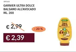 Prezzemolo e Vitale Garnier ultra dolce balsamo all'avocado offerta