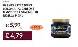 Prezzemolo e Vitale Garnier ultra dolce maschera al carbone magnetico e semi neri di nigella offerta