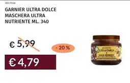 Prezzemolo e Vitale Garnier ultra dolce maschera ultra nutriente offerta