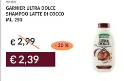 Prezzemolo e Vitale Garnier ultra dolce shampoo latte di cocco offerta