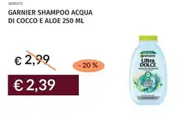 Prezzemolo e Vitale Garnier shampoo acqua di cocco e aloe offerta