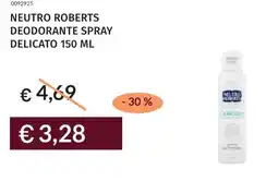Prezzemolo e Vitale Neutro roberts deodorante spray delicato offerta