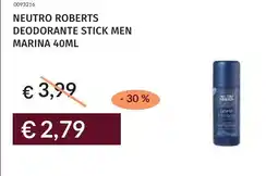Prezzemolo e Vitale Neutro roberts deodorante stick men marina offerta