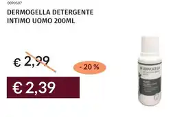 Prezzemolo e Vitale Dermogella detergente intimo uomo offerta