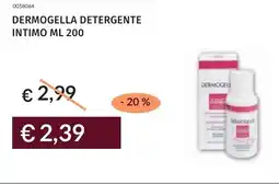 Prezzemolo e Vitale Dermogella detergente intimo offerta
