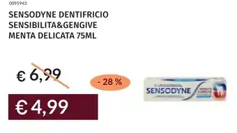 Prezzemolo e Vitale Sensodyne dentifricio sensibilita&gengive menta delicata offerta