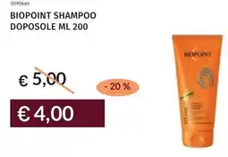 Prezzemolo e Vitale Biopoint shampoo doposole offerta