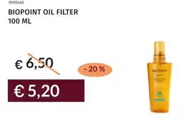 Prezzemolo e Vitale Biopoint oil filter offerta