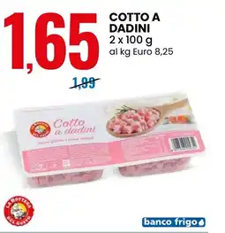 Eurospin Cotto a dadini offerta