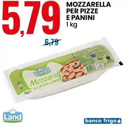 Eurospin Mozzarella per pizze e panini Land offerta