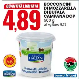 Eurospin Bocconcini di mozzarella di bufala campana DOP Pascoli ITALIANI offerta
