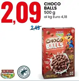 Eurospin Choco balls TRE MULINI offerta