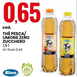 Eurospin The pesca/ limone zero zucchero Blues offerta