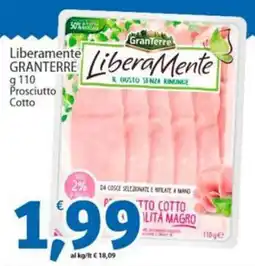 Sidis Liberamente GRANTERRE Prosciutto Cotto offerta