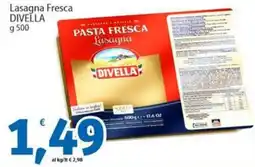 Sidis Lasagna Fresca DIVELLA offerta