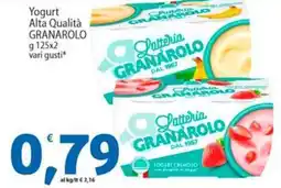 Sidis Yogurt Alta Qualità GRANAROLO offerta