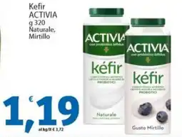 Sidis Kefir ACTIVIA Naturale, Mirtillo offerta