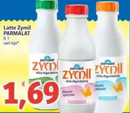 Sidis Latte Zymil PARMALAT offerta