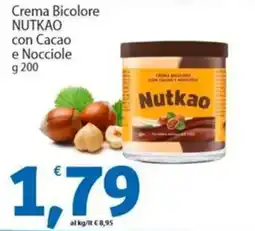 Sidis Crema Bicolore NUTKAO con Cacao e Nocciole offerta