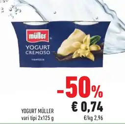 Conad Superstore Yogurt müller vari tipi offerta