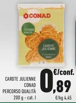 Conad Carote julienne CONAD PERCORSO QUALITA offerta