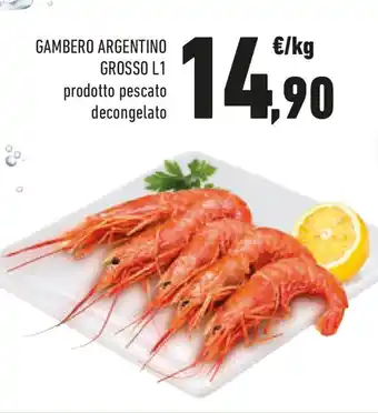 Conad Gambero argentino grosso l1 offerta
