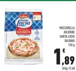 Conad Superstore Mozzarella julienne santa lucia GALBANI offerta